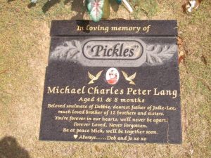 lawn plaques