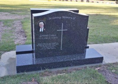 custom made granite headstones