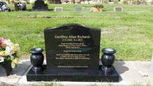 custom made granite headstones