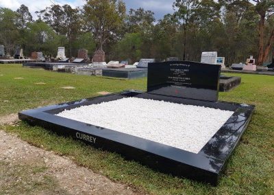 headstones and gravestones