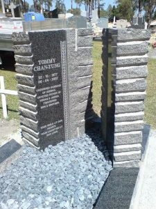 headstones and gravestones
