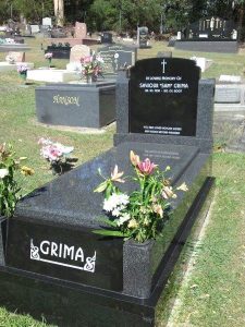 custom made granite memorials