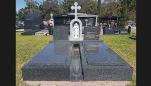 custom made granite gravestones
